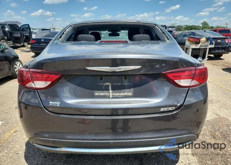 2015 Chrysler 200 Limited из США, поврежденный, VIN 1C3CCCAB1FN690346